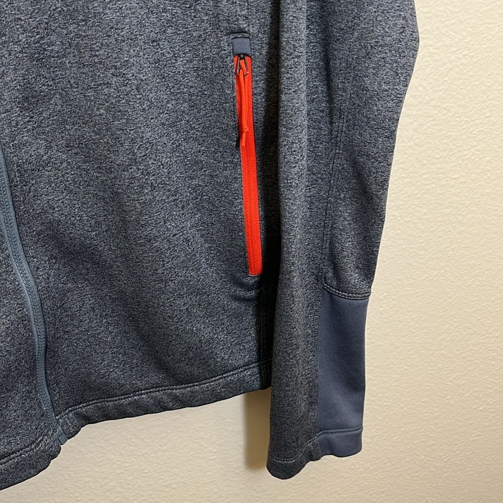 The North Face Gray Zip Hoodie Sweatshirt - Picture 4 of 11